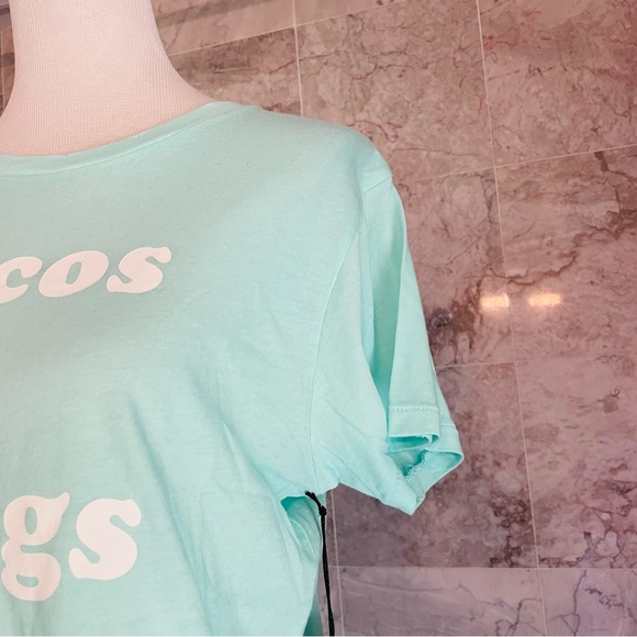 Wildfox Mint Yucca Happy Hour Keke Short Sleeve Tee - Picture 4 of 7